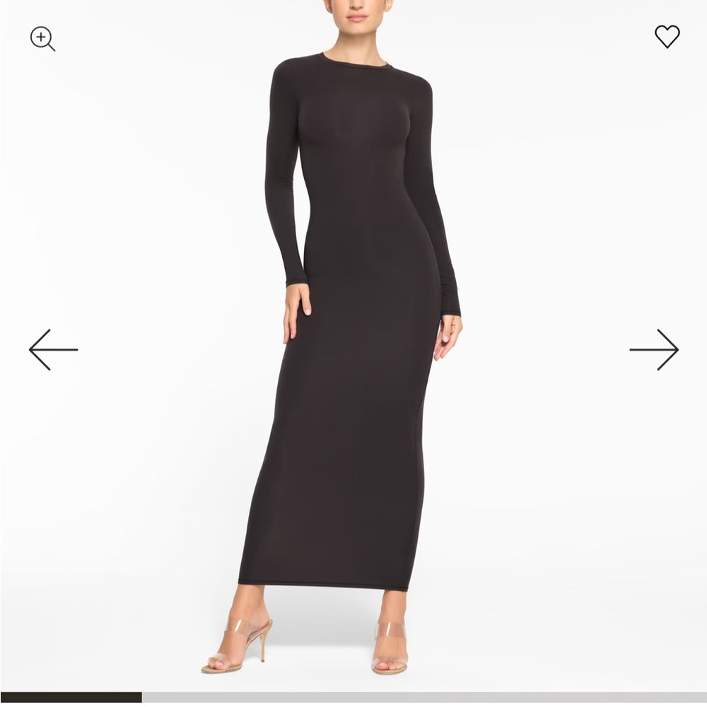 Skims Fits Everybody Long Sleeve Dress